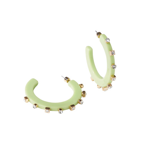 Small City Girl Hoop - Pistachio